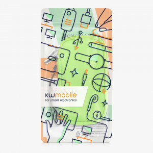 Husa Universala Kwmobile marime M - 5,5 inch, Neopren, Verde, 46188.2.44 - Img 7
