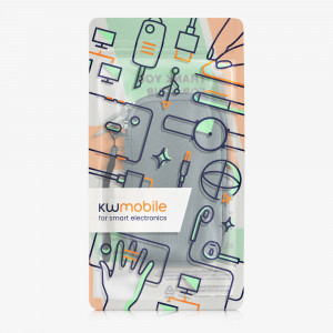Husa Universala Kwmobile marime S - 4,5 inch, Neopren, Gri, 46188.1.155 - Img 7