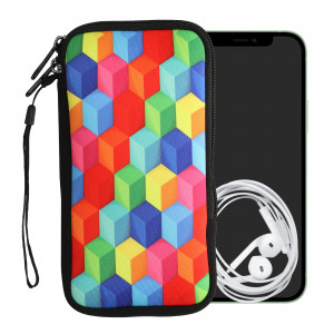 Husa Universala Kwmobile marime XL - 6,8 inch, Neopren, Multicolor, 30226.4.31 - Img 2