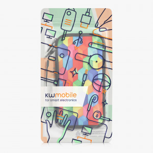 Husa Universala Kwmobile marime XL - 6,8 inch, Neopren, Multicolor, 30226.4.31 - Img 7