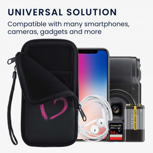Husa Universala Kwmobile marime XL - 6,8 inch, Neopren, Multicolor, 30226.4.37 - Img 5