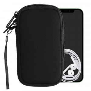 Husa Universala Kwmobile marime XS - 4 inch, Neopren, Negru, 46188.32.01 - Img 2