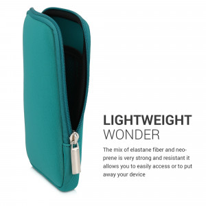 Husa universala pentru eBook Reader de 6 inch, Kwmobile, Verde, Textil, 50334.78 - Img 4