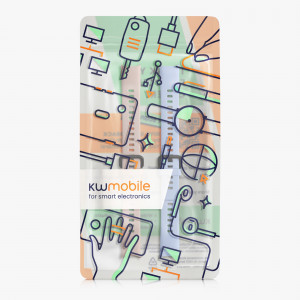 Set 2 curele kwmobile pentru Huawei Band 4, Silicon, Roz/Albastru, 59802.03 - Img 8