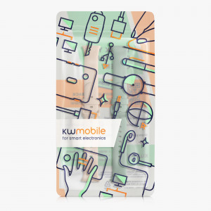 Set 2 Curele pentru Xiaomi Mi Band 7 Pro, Kwmobile, Verde/Roz, Silicon, 59602.03 - Img 8
