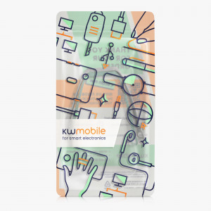 Set 2 Curele pentru Xiaomi Mi Smart Band 6/Mi Band 6/Mi Band 5, Kwmobile, Verde/Gri, Silicon, 57428.07 - Img 8