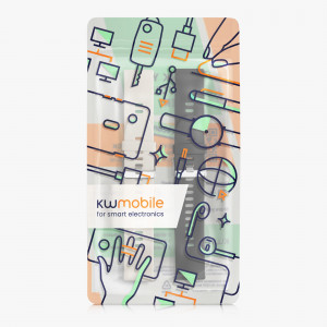 Set 2 curele pentru Xiaomi Mi Watch/Mi Watch Color Sport, Kwmobile, Negru/Bej, Silicon, 58466.02 - Img 8
