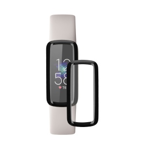 Set 2 Folii de protectie Kwmobile pentru Fitbit Luxe, Transparent/Negru, Polimer, KWM000024WN001C - Img 2