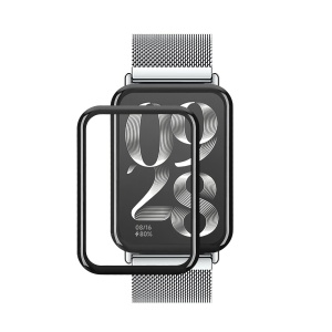 Set 2 Folii de protectie Kwmobile pentru Xiaomi Mi Band 8 Pro, Transparent/Negru, Polimer, KWM000024XW001C - Img 1