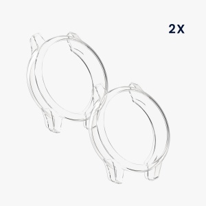 Set 2 Huse Kwmobile pentru Garmin Vivomove 3S, Transparent, Silicon, KWM000024UL001C - Img 4