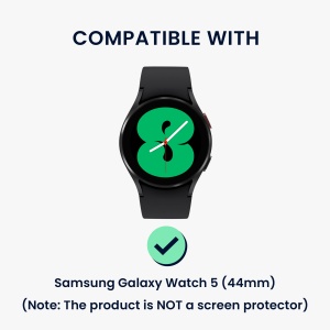 Set 2 Huse Kwmobile pentru Samsung Galaxy Watch 5, Negru/Auriu, Plastic, KWM000024ZM001C - Img 6
