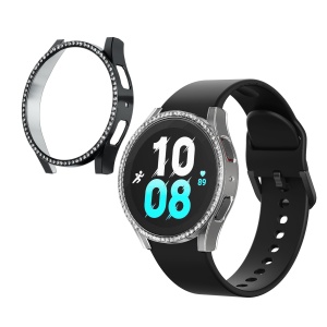 Set 2 Huse Kwmobile pentru Samsung Galaxy Watch 5, Transparent/Negru, Plastic, KWM000024ZL002C - Img 2