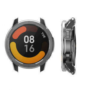 Set 2 huse pentru Xiaomi Watch S1 Active, Kwmobile, Transparent, Silicon, 58070.02 - Img 4