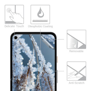 Set 3 Folii de protectie pentru Google Pixel 4a, kwmobile, Fata, Transparenta, 52471.1 - Img 3