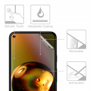 Set 3 Folii de protectie pentru Google Pixel 5, kwmobile, Fata, Transparenta, 54782.1 - Img 3