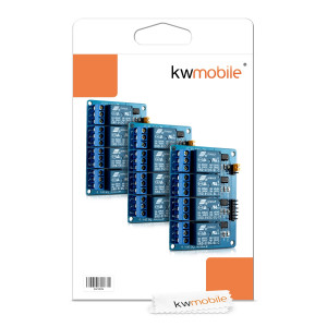 Set 3 Module releu cu 4 canale 5V pentru Arduino Raspberry Pi, Kwmobile, Multicolor, Componente electronice, 38814 - Img 6