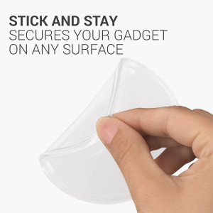 Set 3 Suporti antiderapanti pentru bord Kwmobile, Transparent, Silicon, 43408.03 - Img 5
