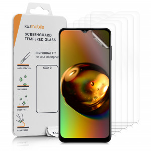 Set 6 folii de protectie Kwmobile pentru Samsung Galaxy A13, Fata, Polimer, 57883.1 - Img 1