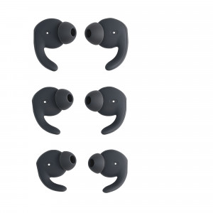 Set 6 Varfuri de schimb pentru casti Huawei AM61, Kwmobile, Gri, Silicon, 49426.22 - Img 7