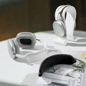 Banda pentru casti Apple Airpods Max, Kwmobile, Negru, Silicon, 56698.01 - Img 3