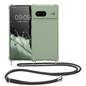 Bumper kwmobile pentru Google Pixel 7, Silicon, Verde, 59966.172 - Img 2