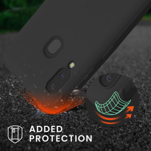 Bumper kwmobile pentru Samsung Galaxy A20e, Silicon, Negru, 49966.01 - Img 3