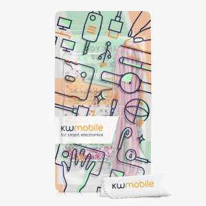 Bumper kwmobile pentru Xiaomi Mi 10T Lite, Silicon, Transparent/Roz, 56533.03 - Img 8