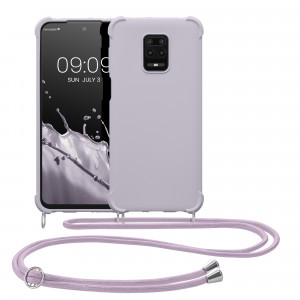 Bumper kwmobile pentru Xiaomi Redmi Note 9S/Redmi 9 Pro/Redmi 9 Pro Max, Silicon, Mov, 53149.192 - Img 2