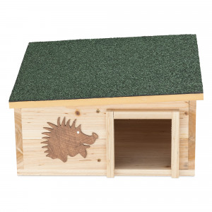 Casa pentru arici Navaris cu acoperis verde detasabil, 40 x 40 x 19 cm, 50821.03 - Img 2