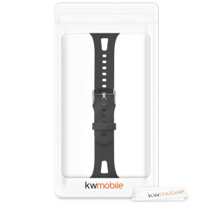 Curea pentru Garmin Forerunner 10/Forerunner 15, Kwmobile, Negru, Silicon, 42264.01 - Img 6