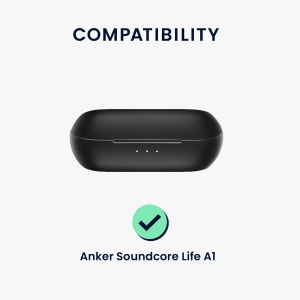 Husa Casti Kwmobile pentru Anker Soundcore Life A1, Alb, Silicon, KWM000024SK003C - Img 7