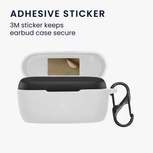 Husa Casti Kwmobile pentru Jabra Elite 4, Alb, Silicon, KWM000024SI002C - Img 3