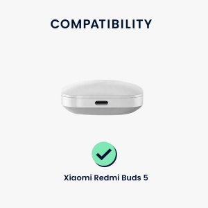 Husa Casti Kwmobile pentru Xiaomi Redmi Buds 5, Alb, Silicon, KWM0000251H002C - Img 7