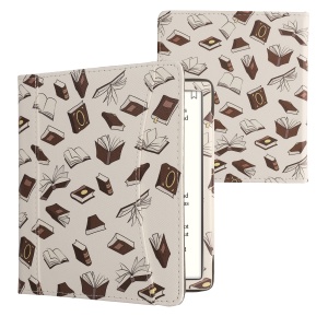 Husa cu buzunar Kwmobile pentru Onyx Boox Leaf 2, Multicolor, Piele ecologica, KWM000023PT003C - Img 1