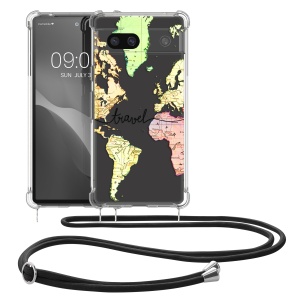 Husa Kwmobile cu jnur pentru Google Pixel 7a, Multicolor, Silicon, KWM000019YL004C - Img 2