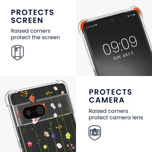 Husa Kwmobile cu jnur pentru Google Pixel 8a, Multicolor, Silicon, KWM000020KX003C - Img 4