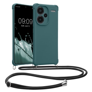 Husa Kwmobile cu jnur pentru Xiaomi Redmi Note 13 Pro Plus 5G, Verde, Silicon, KWM000020ND001C - Img 1