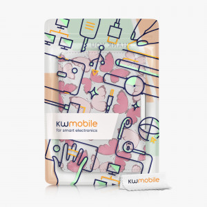 Husa kwmobile pentru Amazon Kindle Paperwhite 7, Piele ecologica, Multicolor, 23136.49 - Img 6
