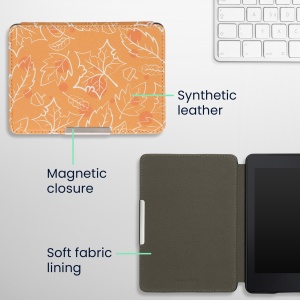 Husa Kwmobile pentru Amazon Kindle Paperwhite, Multicolor, Piele ecologica, KWM000007TD033C - Img 6