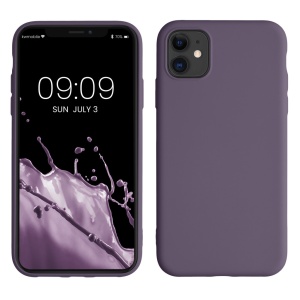Husa Kwmobile pentru Apple iPhone 11, Mov, Silicon, KWM000010SX077C - Img 1
