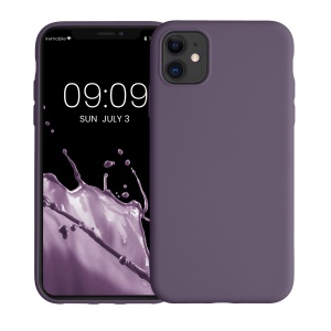 Husa Kwmobile pentru Apple iPhone 11, Mov, Silicon, KWM000010SX077C - Img 2