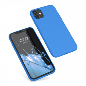 Husa kwmobile pentru Apple iPhone 11, Silicon, Albastru, 49787.189 - Img 2
