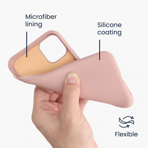 Husa Kwmobile pentru Apple iPhone 11, Silicon, Rose Gold, 50791.237 - Img 4