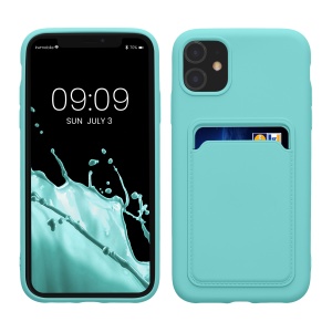 Husa Kwmobile pentru Apple iPhone 11, Verde deschis, Silicon, KWM0000134F014C - Img 1