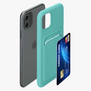 Husa Kwmobile pentru Apple iPhone 11, Verde deschis, Silicon, KWM0000134F014C - Img 10