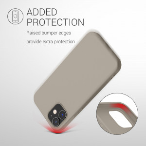 Husa Kwmobile pentru Apple iPhone 12/iPhone 12 Pro, Silicon, Gri, 53938.16 - Img 7