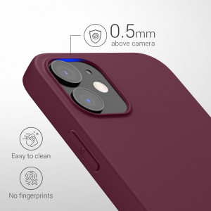 Husa Kwmobile pentru Apple iPhone 12/iPhone 12 Pro, Silicon, Violet, 53938.190 - Img 4