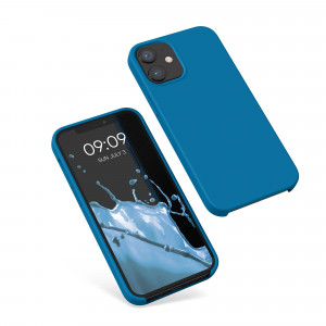 Husa kwmobile pentru Apple iPhone 12 Mini, Silicon, Albastru, 52640.228 - Img 2