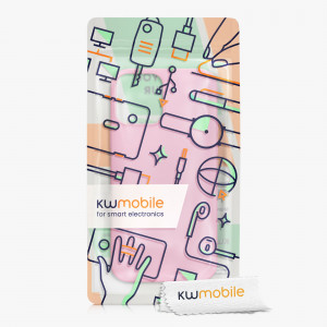 Husa Kwmobile pentru Apple iPhone 12 Pro Max, Silicon, Roz, 52644.110 - Img 8