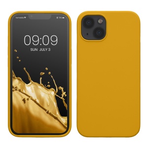Husa Kwmobile pentru Apple iPhone 13, Galben, Silicon, KWM000013OV094C - Img 1